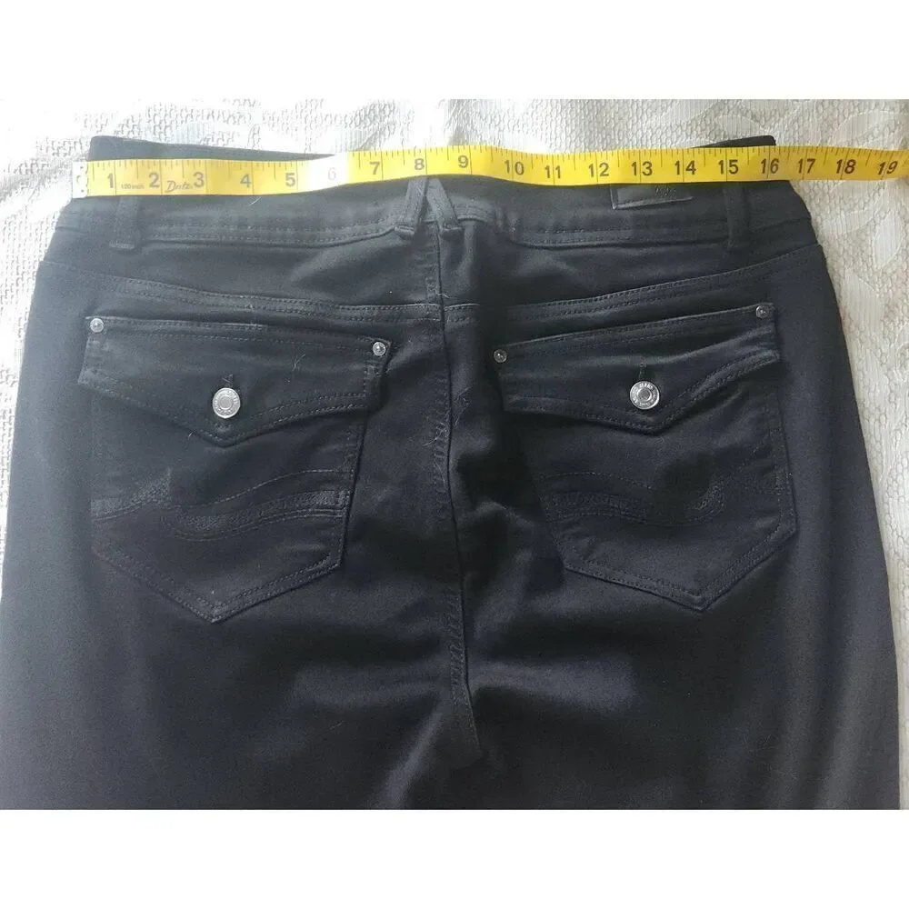 P9  Angels Forever Young black casual curvy skinny pants - Picture 7 of 7